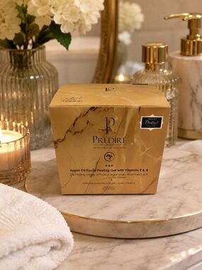 Prédiré Argan Oil Facial Peeling Gel - Gold Packaging